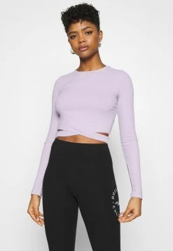 Hollister Co. ULTRA CROP CUT OUT - Langarmshirt - Orchid Petal | Damen