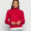 Hollister Co. COZY FABBA TURTLENECK - Strickpullover - Red | Damen -Hollister Geschäft 01124f3a3abf443295de97caddc4e2b1