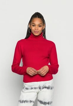 Hollister Co. COZY FABBA TURTLENECK - Strickpullover - Red | Damen