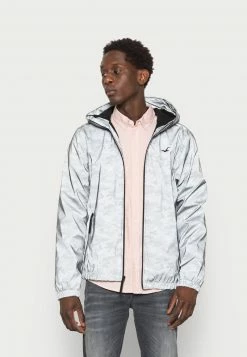 Hollister Co. LINED SPORT HOODIE - Leichte Jacke - Black | Herren