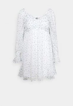 Hollister Co. SHORT DRESS - Freizeitkleid - White | Damen -Hollister Geschäft 04dbf6cd14ef492d902c1d72873d2dcc