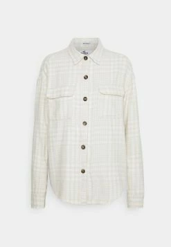 Hollister Co. SHACKET - Übergangsjacke - White/tan | Damen -Hollister Geschäft 0501a327ff51435a888b8dc982242092