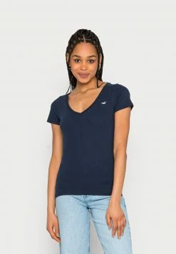 Hollister Co. 3 Pack - T-Shirt Print - Stripes/white/navy | Damen -Hollister Geschäft 051aad87270d4463a4c3051c9d35f58e