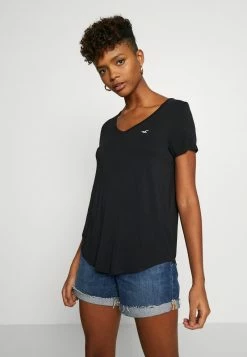 Hollister Co. EASY BASIC 3 PACK - T-Shirt Basic - White/black/burg | Damen -Hollister Geschäft 05c3758c2cb1453493c6d6f722c958cb