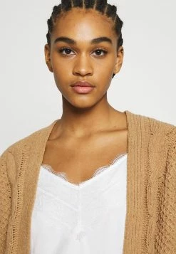 Hollister Co. MATTE CHENIILE CARDI - Strickjacke - Brown | Damen -Hollister Geschäft 063e4afe42da4ce1bd48ab5532b71ab2