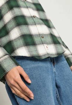 Hollister Co. CYBER DROP - Hemdbluse - Pine Green | Damen -Hollister Geschäft 07d69db8d3b04e109fa5d26505273567