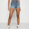 Hollister Co. PAINTED DAISY - Jeans Shorts - Blue Denim | Damen -Hollister Geschäft 083f568aa4094fdc8e4700c66fa2820e