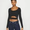 Hollister Co. CUT OUT - Langarmshirt - Black | Damen -Hollister Geschäft 0a5661439592421fa4b210de7032f884