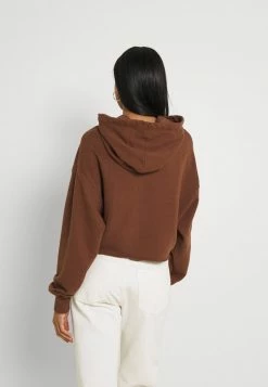 Hollister Co. RAGLAND ICON - Sweatshirt - Dark Brown | Damen -Hollister Geschäft 0bbdc0f4eb8f478d97707e77a96d30ad