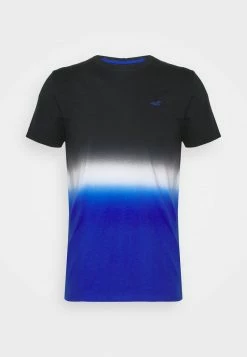 Hollister Co. CREW OMBRE - T-Shirt Print - Blue/white/black | Herren -Hollister Geschäft 0e82c5b70be547929269f35c00711b0a