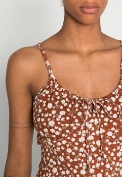 Hollister Co. Freizeitkleid - Brown Floral | Damen -Hollister Geschäft 11857dbcc1104a5187ededbd88941711