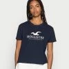 Hollister Co. TIMELESS LOGO - T-Shirt Print - Navy | Damen -Hollister Geschäft 179cd968830f4b458a84491be2f8e8be