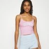 Hollister Co. BABY CAMI TRIFECTA - Top - Neon Pink | Damen -Hollister Geschäft 180fec447fcd419abc4c7af83b447dc0
