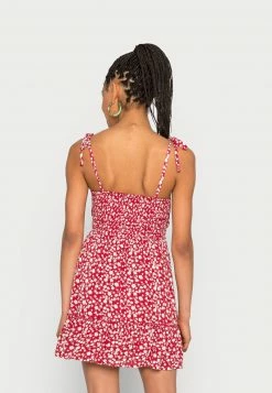 Hollister Co. BARE CUTOUT DRESS - Freizeitkleid - Red | Damen -Hollister Geschäft 1872b4de52f8456ab401a8748b08f704