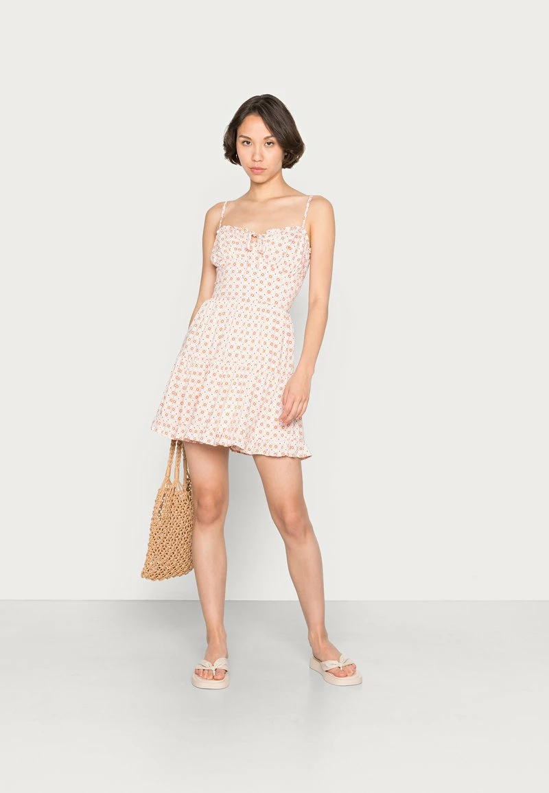 Hollister Co. BARE BUST CUP SHORT DRESS - Freizeitkleid - Orange | Damen 4 Hollister Co. BARE BUST CUP SHORT DRESS - Freizeitkleid - Orange | Damen – Bild 2