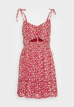 Hollister Co. BARE CUTOUT DRESS - Freizeitkleid - Red | Damen -Hollister Geschäft 1c5dfb0e1b8e4b0b9a3237e8460448d1