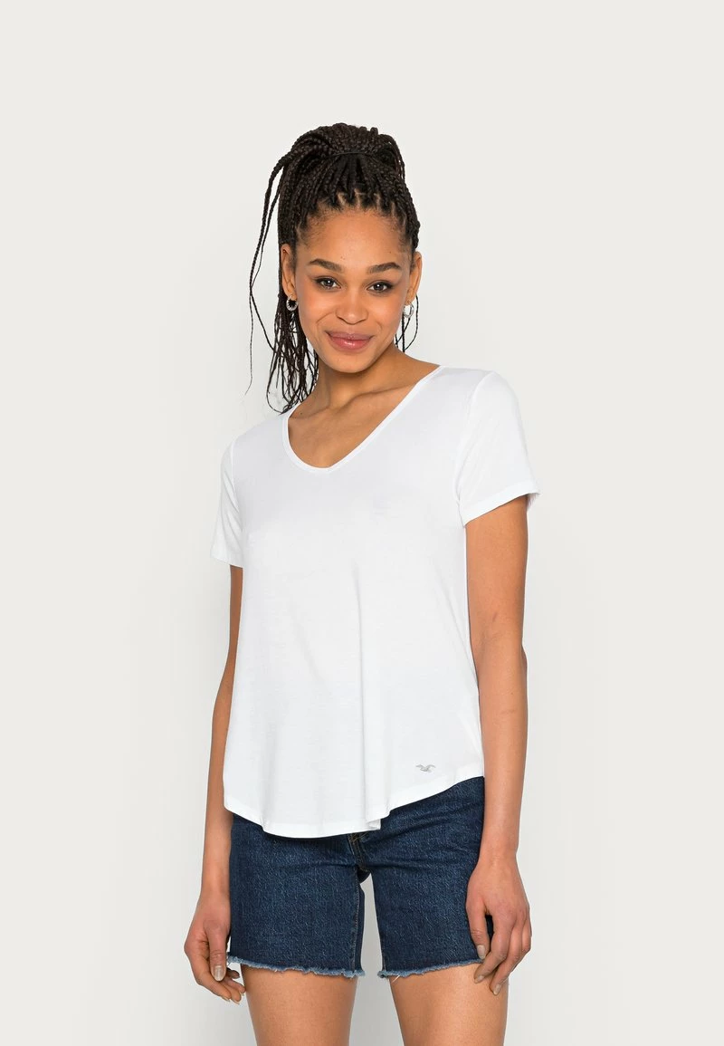 Hollister Co. T-Shirt Basic - Bright White | Damen 3 Hollister Co. T-Shirt Basic - Bright White | Damen
