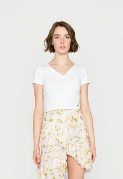 Hollister Co. BABY TEE 3 PACK - T-Shirt Basic - Bright White/placid Blue/green Bay | Damen -Hollister Geschäft 1e2128dc3b0343eba0dd9cf3128f1826