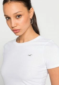 Hollister Co. SLIM CREW 3 PACK - T-Shirt Basic - White/grey/beetle | Damen 15 Hollister Co. SLIM CREW 3 PACK - T-Shirt Basic - White/grey/beetle | Damen -Hollister Geschäft 2312b69ceee24f41820ff5b2a7a41288