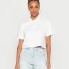 Hollister Co. FASHION - Poloshirt - Bright White | Damen -Hollister Geschäft 24b5a3036b53499f93160550360a97cb