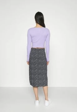 Hollister Co. SLIP SKIRT - A-Linien-Rock - Navy | Damen -Hollister Geschäft 24d9d3f445b24f3ab248e212c624d313