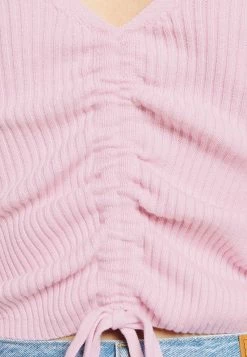 Hollister Co. SLIM CINCH FRONT N BACK - Strickpullover - Pink | Damen -Hollister Geschäft 27ac1d2a72944caf9dedc5438aaad9ee