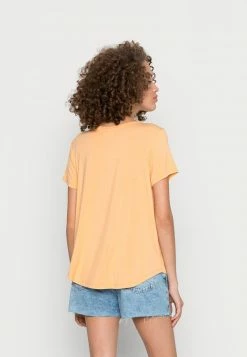 Hollister Co. EASY VEE 3 PACK - T-Shirt Basic - Bright White/apricot Nectar | Damen -Hollister Geschäft 2b1b51a52984451fbf3953c871047cc8