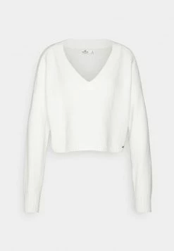 Hollister Co. FABBA V NECK - Strickpullover - White | Damen 10 Hollister Co. FABBA V NECK - Strickpullover - White | Damen -Hollister Geschäft 2b5c363ea4084deeb27daf143d379ece