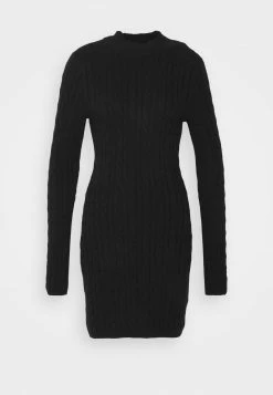 Hollister Co. CABLE DRESS - Strickkleid - Black | Damen -Hollister Geschäft 30d8884069134304ba0d08eff2536c76