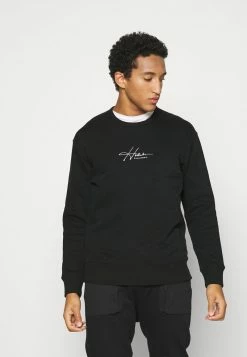 Hollister Co. LIGHTWEIGHT TERRY CREWS 2PACK - Sweatshirt - Black | Herren -Hollister Geschäft 314c3ec02ce945a0b58fb2135ddcb9b3