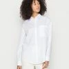 Hollister Co. PREP SHIRTING - Hemdbluse - White | Damen -Hollister Geschäft 340cf398acd447279bf3b177415284b0