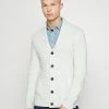 Hollister Co. SHAWL CARDI - Strickjacke - Light Grey | Herren -Hollister Geschäft 344b8384827641c7a2ac0d79005d46f9