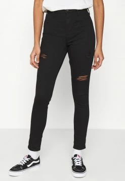 Hollister Co. Jeans Skinny Fit - Black Destroy | Damen