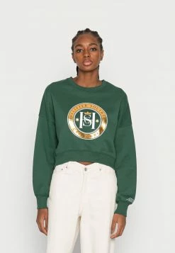 Hollister Co. CYBER DROP CREW - Sweatshirt - Pineneedle | Damen