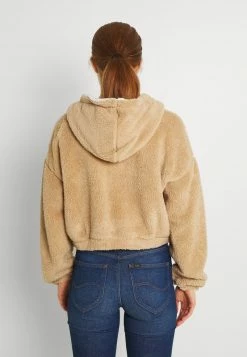 Hollister Co. REVERSIBLE SHERPA - Fleecejacke - Tan | Damen -Hollister Geschäft 3a9ce3f9812341ae9430504a779d1275