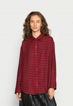 Hollister Co. Hemdbluse - Red And Black Plaid | Damen