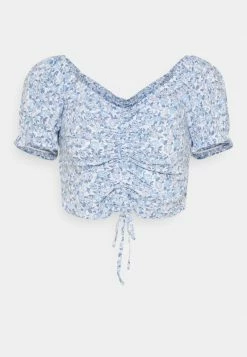 Hollister Co. CINCH TIE - T-Shirt Print - White/blue | Damen 12 Hollister Co. CINCH TIE - T-Shirt Print - White/blue | Damen -Hollister Geschäft 3d49a3a2080b4fd4bb222d73c0969a78