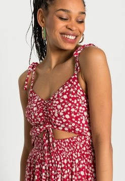 Hollister Co. BARE CUTOUT DRESS - Freizeitkleid - Red | Damen -Hollister Geschäft 3d5523e1d55c4d61ad195ee8ff6affeb