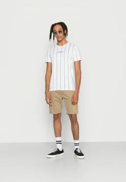 Hollister Co. CREW 5 PACK - T-Shirt Print - White/blue/yellow | Herren