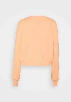 Hollister Co. PRINT FASHION LOGO CREW - Sweatshirt - Coral | Damen -Hollister Geschäft 40cd5af081df449e80866633f101289f