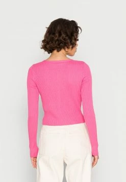 Hollister Co. EMEA FLYAWAY CROP CARDIGAN - Strickjacke - Azalea Pink | Damen -Hollister Geschäft 41849f6d26514d03943a954a8c955bc8