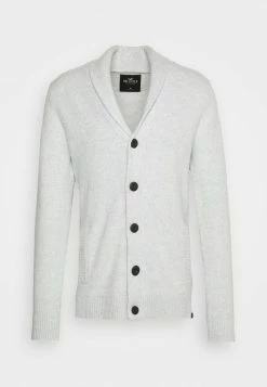 Hollister Co. SHAWL CARDI - Strickjacke - Light Grey | Herren -Hollister Geschäft 41bae9610edf420699db5baae615485f