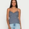 Hollister Co. BARE PRAIRIE BABYDOLL - Top - Blue | Damen -Hollister Geschäft 4445524069e1463b8a1bb0d29adb28de