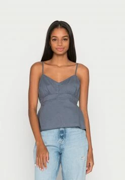Hollister Co. BARE PRAIRIE BABYDOLL - Top - Blue | Damen