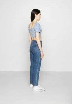 Hollister Co. CINCH TIE - T-Shirt Print - White/blue | Damen 10 Hollister Co. CINCH TIE - T-Shirt Print - White/blue | Damen -Hollister Geschäft 490c784a2c8c43b0b8e9445837f29018