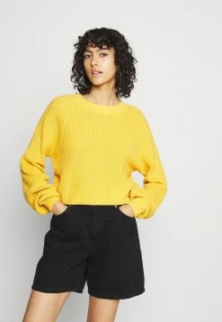 Hollister Co. EASY CREW - Strickpullover - Honey Gold | Damen