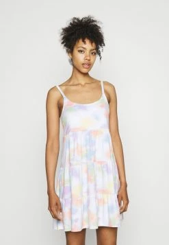 Hollister Co. PRIDE CAPSULE BABYDOLL DRESS - Jerseykleid - Multi Wash | Damen