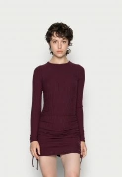Hollister Co. COZY DRESS - Jerseykleid - Burg | Damen