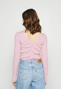Hollister Co. SLIM CINCH FRONT N BACK - Strickpullover - Pink | Damen -Hollister Geschäft 4efad769abe645ad852d95ed90d30128