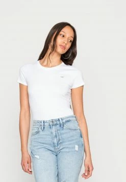 Hollister Co. SLIM CREW MULTIPACK UNISEX - T-Shirt Basic - White/zinfandel/beetle | Damen -Hollister Geschäft 4f0060c3c09e405dbb6536419862be5d